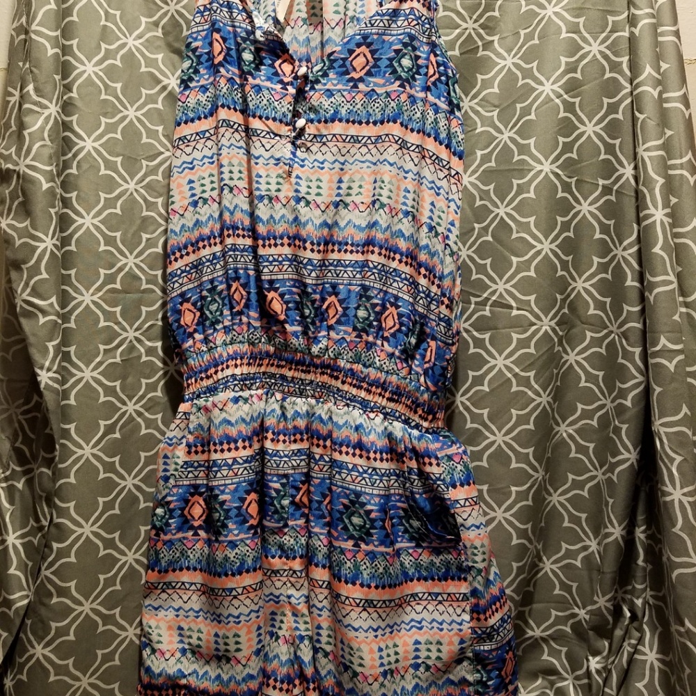 Multi colored romper